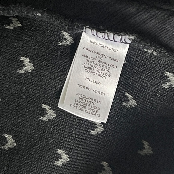 NWT Vineyard Vines Birdseye Sherpa Shep Shirt, 1/4 Zip, Pullover, Black/Navy, XL - Picture 13 of 14